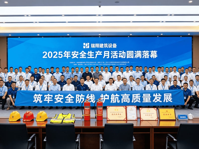 瑞翔建筑设备2025年安全生产月活动圆满落幕
